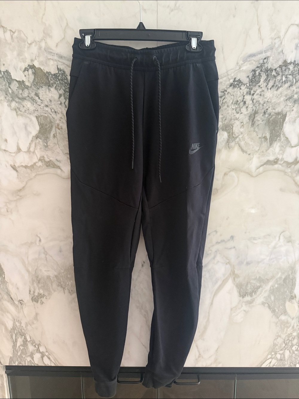 Nike Black Kids Jogger Sweatpants with Drawstring Waist